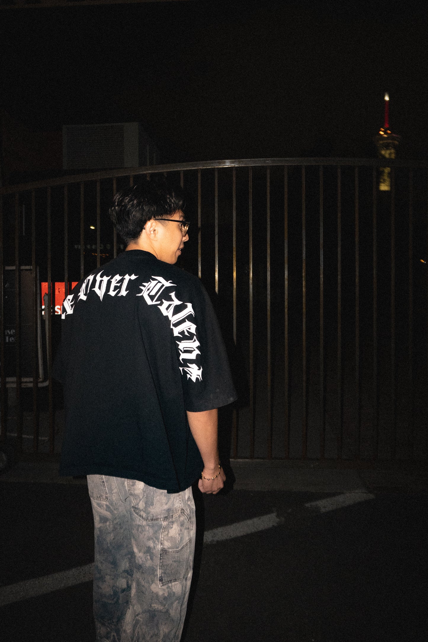 Oni Mask Cropped Tee
