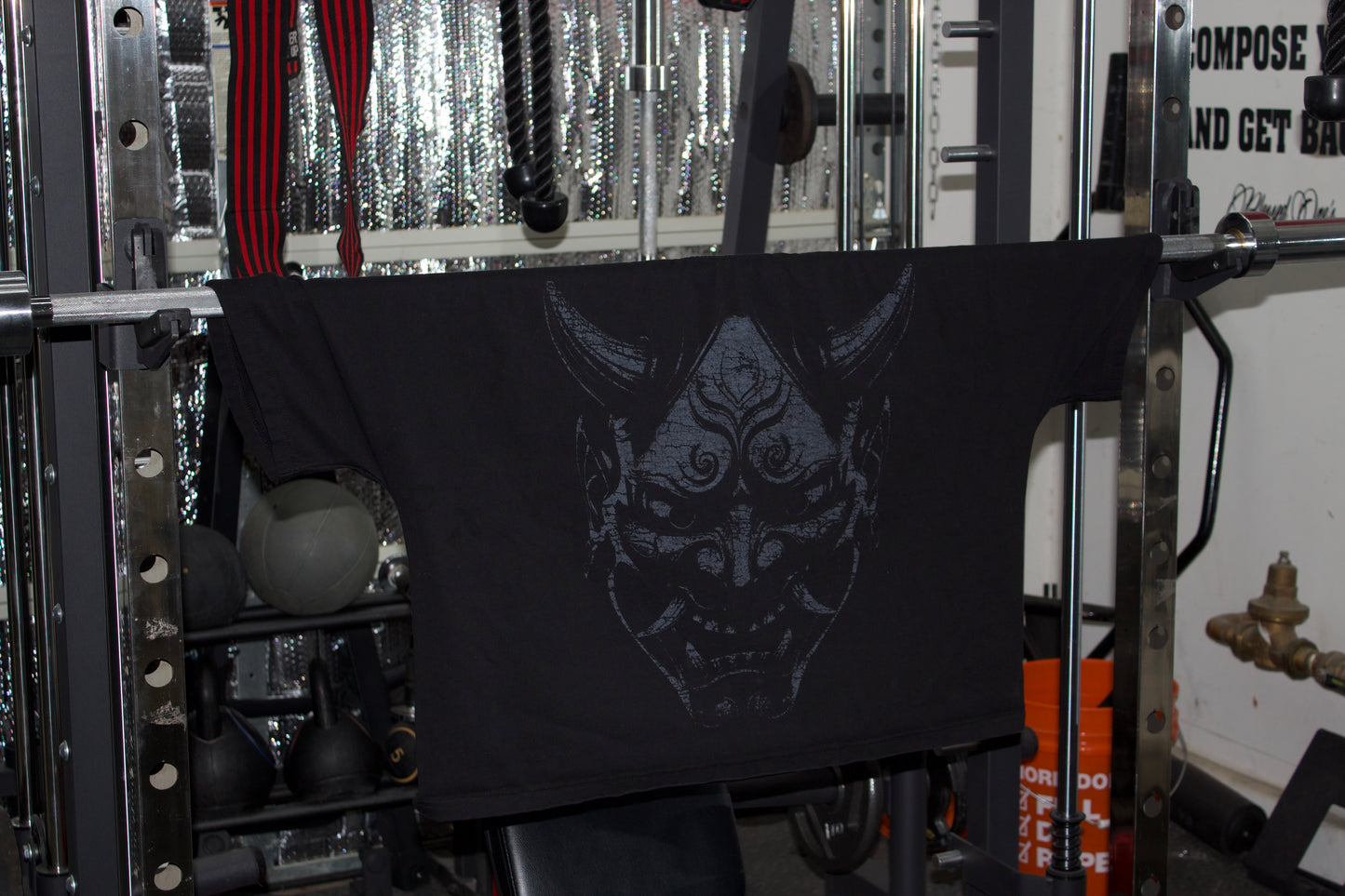 Oni Mask Cropped Tee
